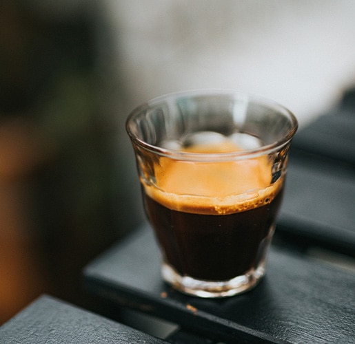 En ristretto-kopp