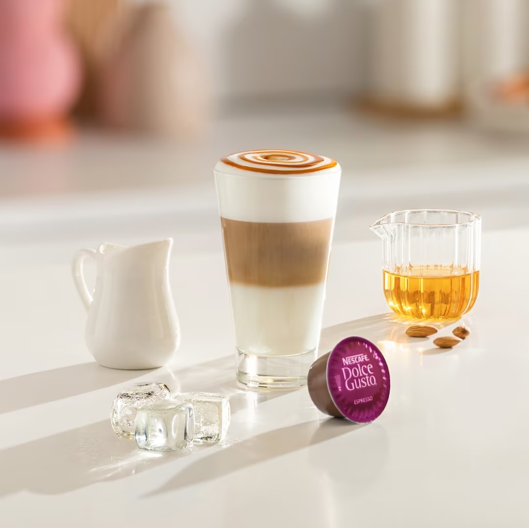 холодна кава амерето з вівсяним молоком рецепт